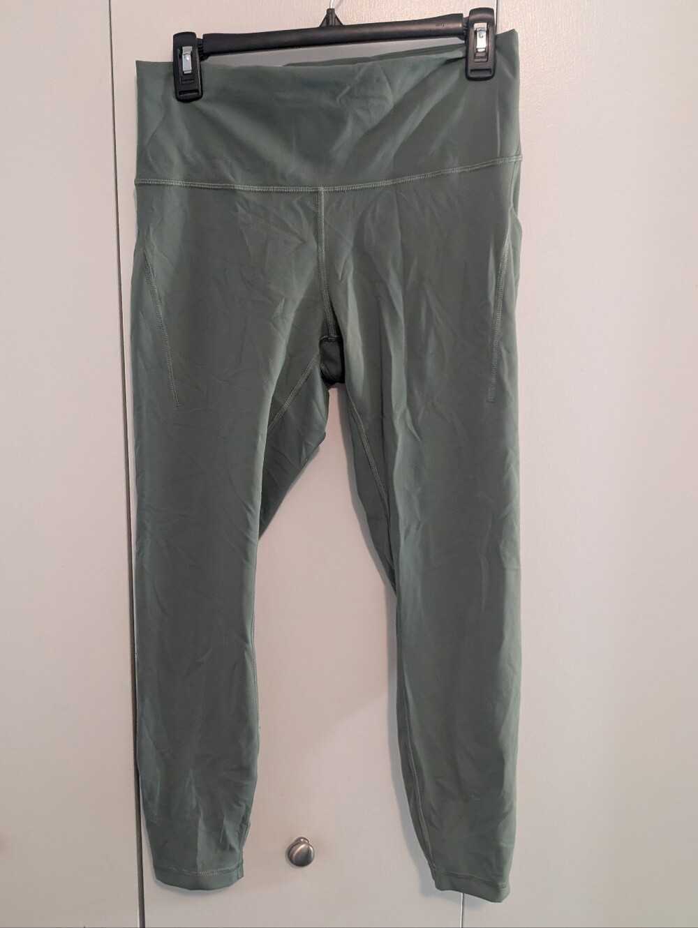 Lululemon Wunder Train High-rise Tights Pockets Eucalyptus Sage Green Leggings